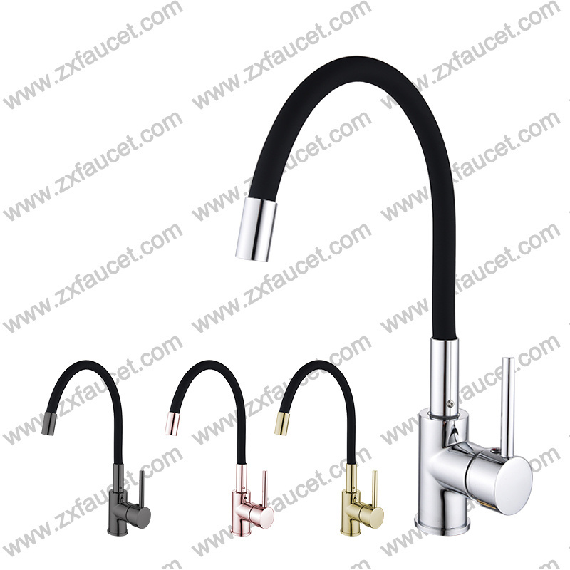 Zuoxuan Kitchen Faucet Gold Stainless Steel 304 Water Tap Modern Kichen Kitchen Taps Brass Pull Down Kitchen Mixer Sink Faucets