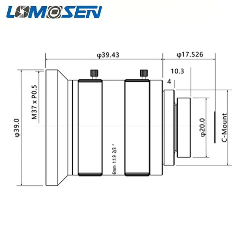 High Quality 6mm 2/3