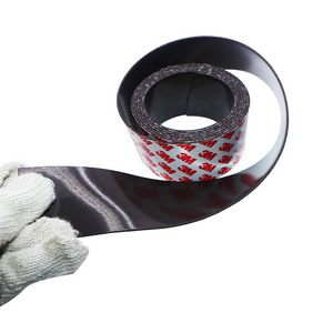 Strong Rubber Magnet Strip With 3m Adhesive Tape