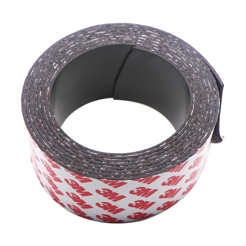 Strong Rubber Magnet Strip With 3m Adhesive Tape