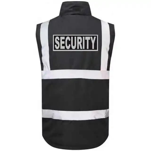 custom winter Airport Safety Work uniform Traffic Public Welfare Publicity Rescue hi vis reflective vest