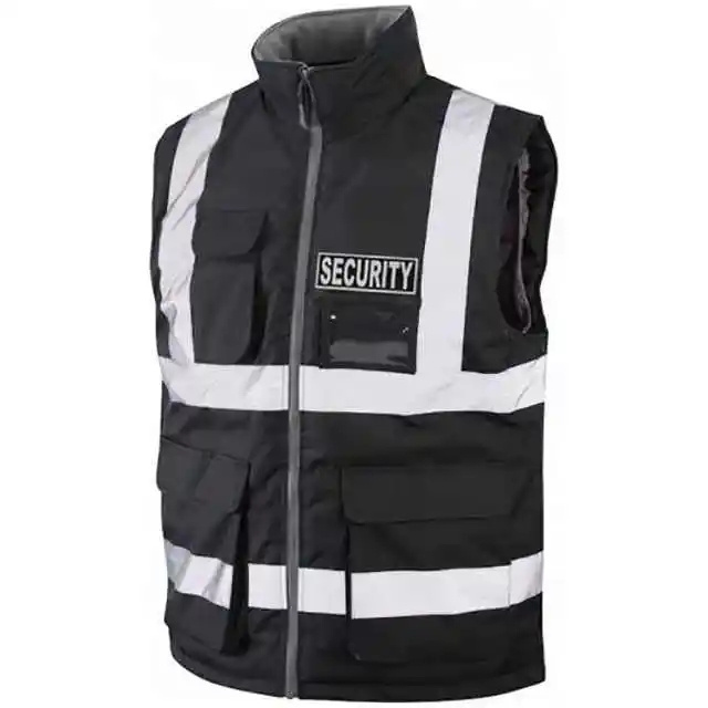 custom winter Airport Safety Work uniform Traffic Public Welfare Publicity Rescue hi vis reflective vest