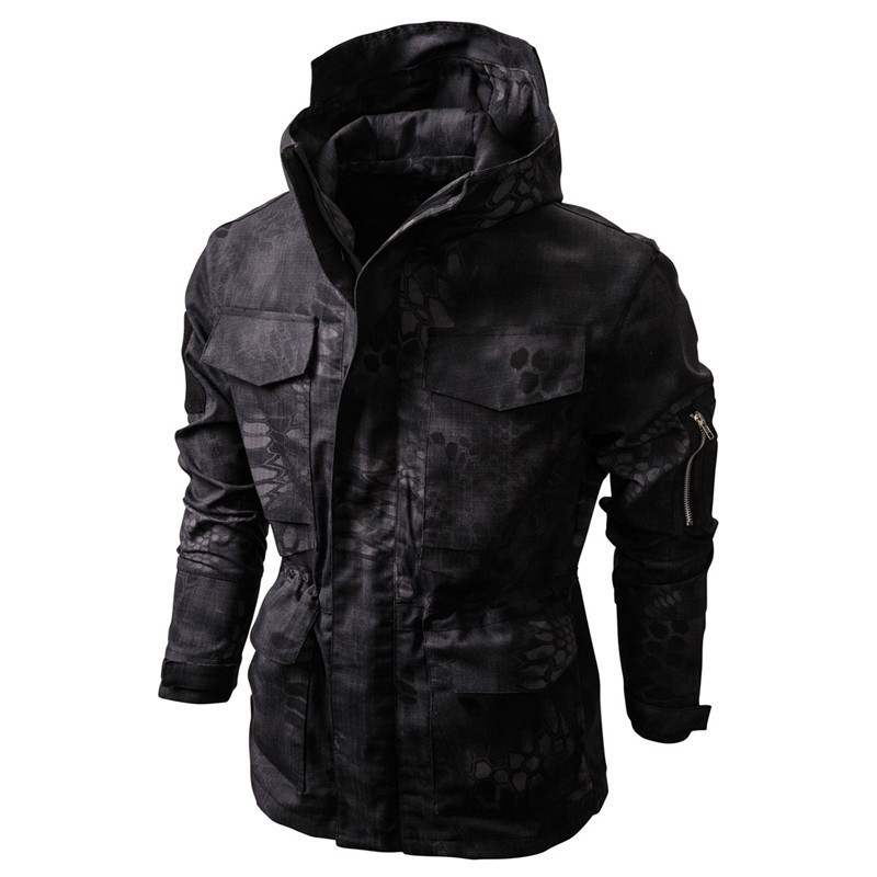 Wholesale Custom 2023 Tactical Men's Jacket Hunting Clothing Outdoor Hiking Camping Training Work Windbreaker