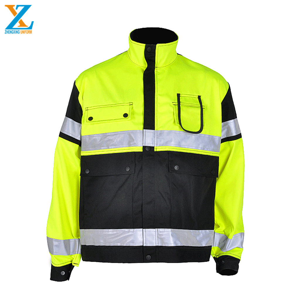 Supplier Anti Fire Jackets Reflective  Fireproof Antistatic Firefighting Modacrylic Jacket