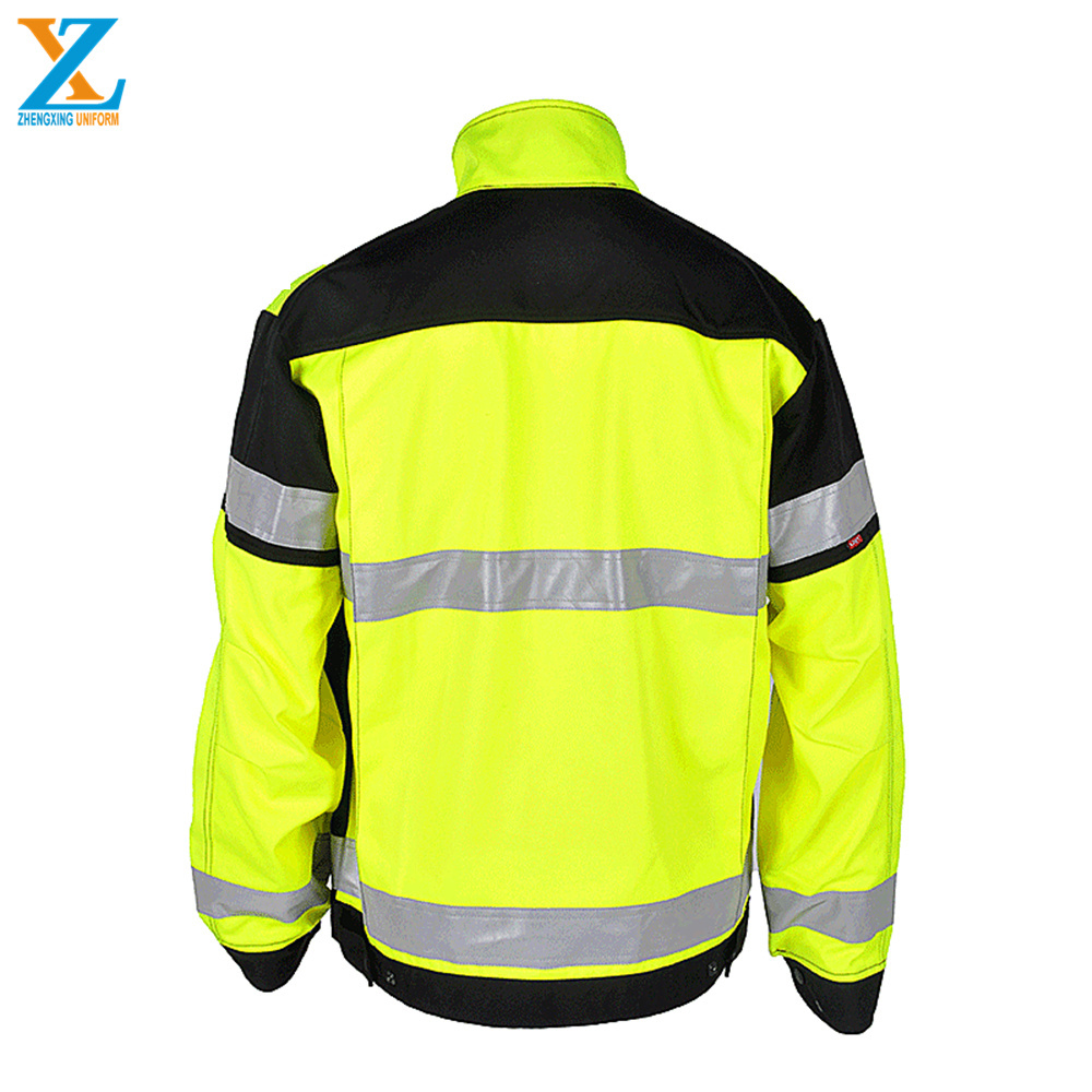 Supplier Anti Fire Jackets Reflective  Fireproof Antistatic Firefighting Modacrylic Jacket