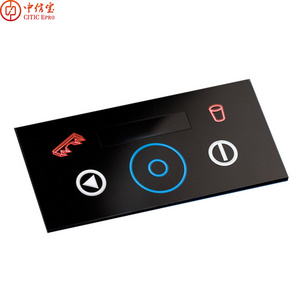 Smart capacitive touch keypad switch with led backlight button