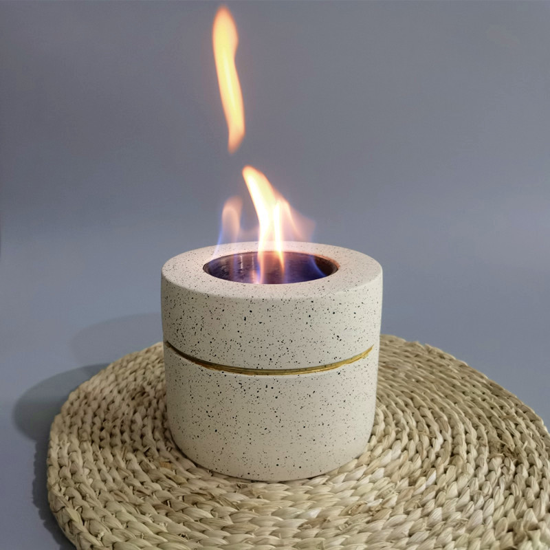 Fireplace Portable Mini Tabletop Fire Pit Concrete Table Top Fire Pit Bowl On Sale