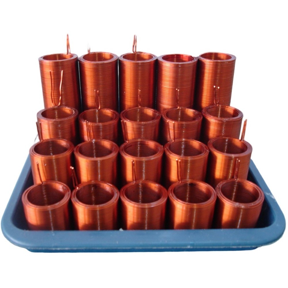 Copper wire motor voice coil /inductor coil for high frequency voice motor producer