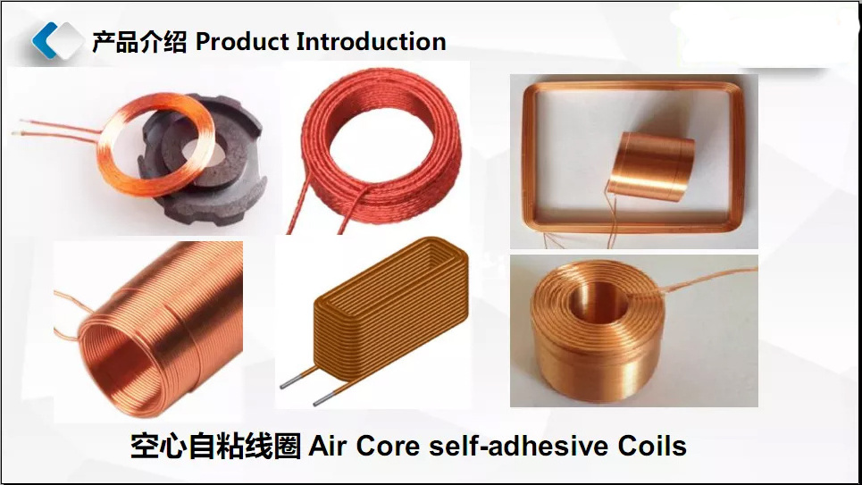 Copper wire motor voice coil /inductor coil for high frequency voice motor producer