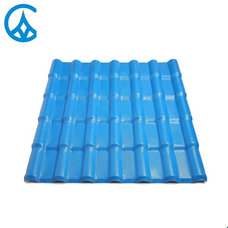 classic building material duratile heat resistant hail proof shingles types plastic pvc roof tile for the flat roof houses