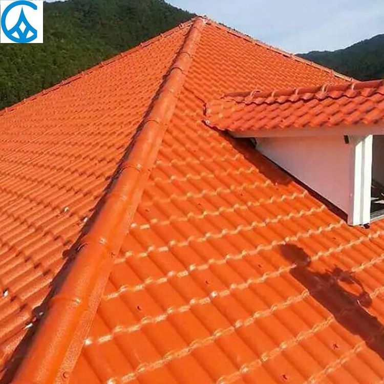 Colorful Plastic Synthetic Resin PVC Roof Tiles/Roof Shingle for Villa ASA PVC Spanish Roofing Sheet