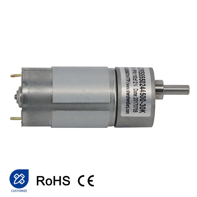 37RS555 high torque 2Nm low rpm 24v 12v dc gear motor with 37mm gearbox 300rpm 100rpm 60RPM for robot