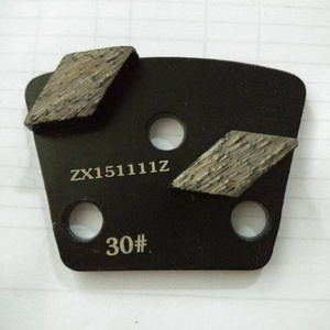 Hot Sell Trapezoid Metal Bond Diamond Grinding Plates Grinding Discs for Stone Concrete Floor Polishing