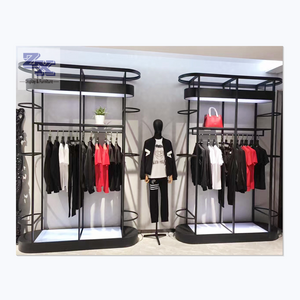 High quality display rack for clothes apparel store fixtures for clothing shop interior decoration design