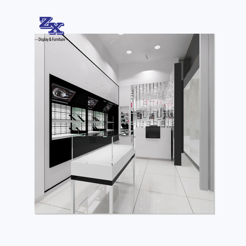 Professional watch luxury showcase cabinet for wrist watch shop display stand counter store interior decoration design