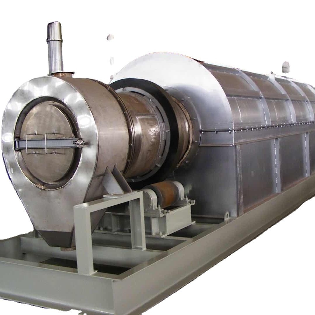 New Condition SUS316L Rotary Drum Dryer for Drying Fermented Soybean Meal in Food Processing and Manufacturing Plant