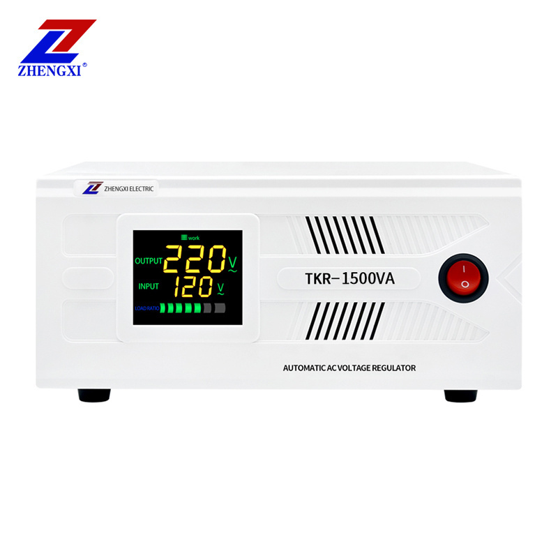 ZX TKR-1500VA 2000VA single phase 220V AC avr electronic voltage stabilizer regulators Surge Protector For Home