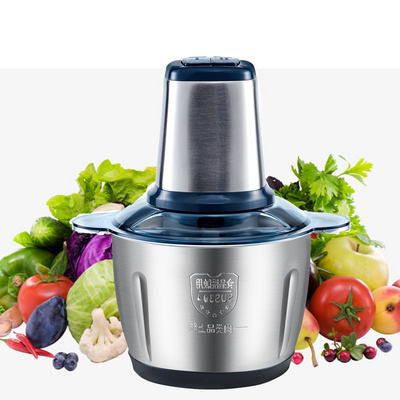 Multifunction food processor meat and vegetable chopper grinders stainless steel electric 2L 3L meat grinder for home kitchen