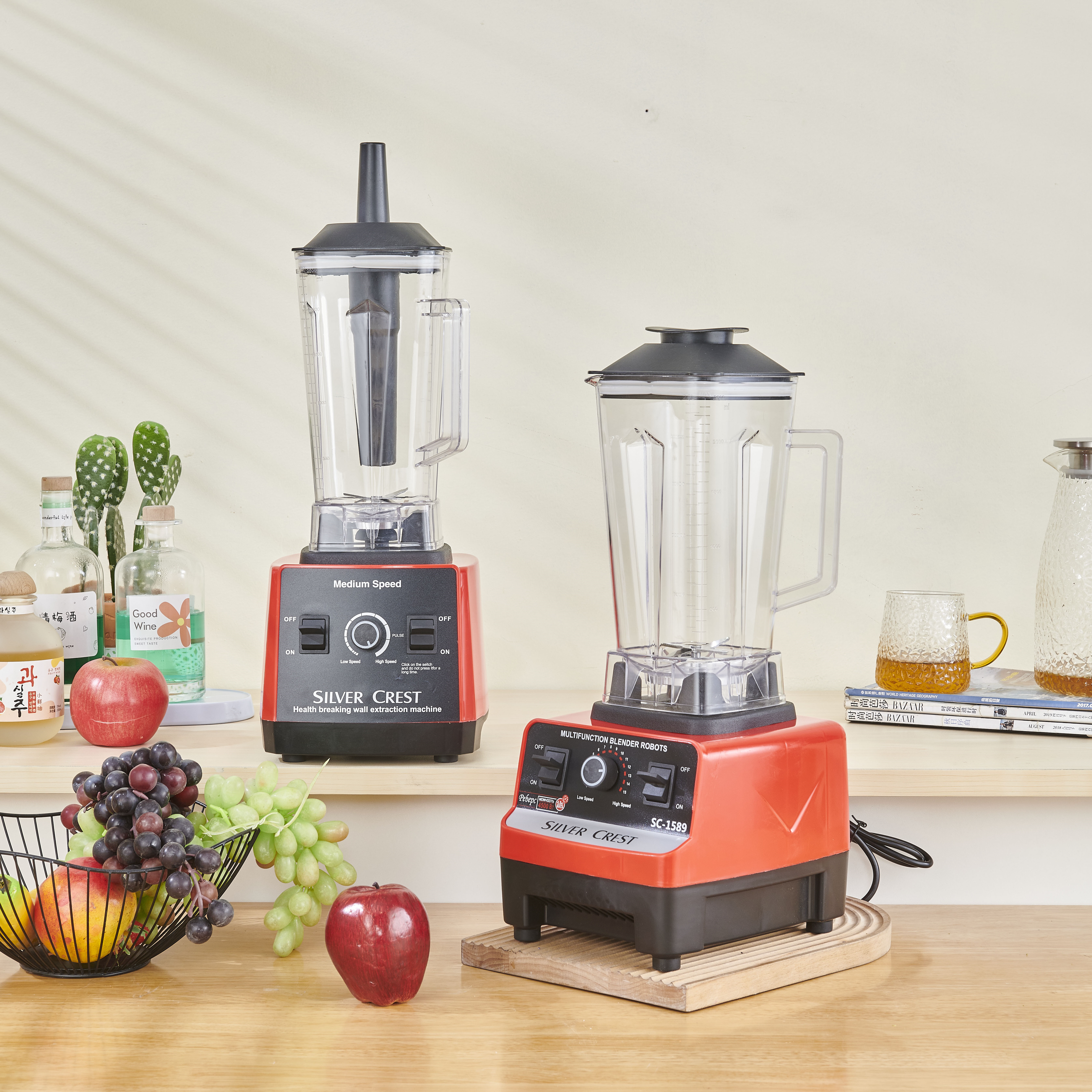 BL-30 6 Blade 2L Portable Electric food blender and grinder