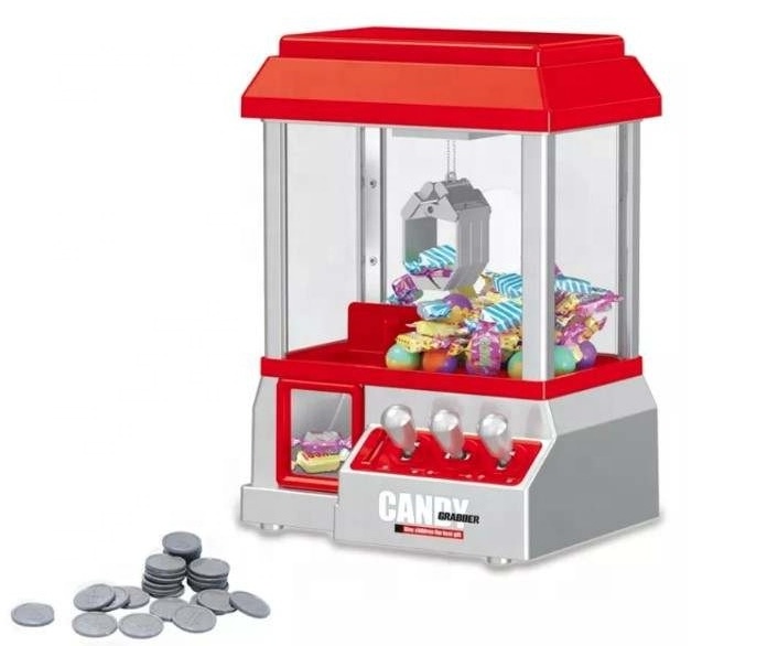 Mini Electronic Candy Grabber toy with music new style candy household grabber candy catcher arresting mini claw machine