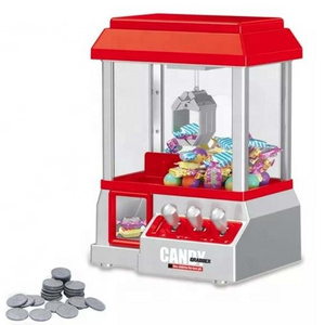 Mini Electronic Candy Grabber toy with music new style candy household grabber candy catcher arresting mini claw machine