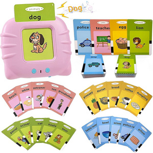 Talking flashcards language enlightenment toys for toddlers preschool educational learning toys flash cards machine for Kids