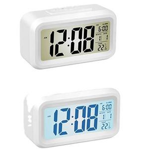 USB Rechargeable Digital Alarm Clock lcd led clock