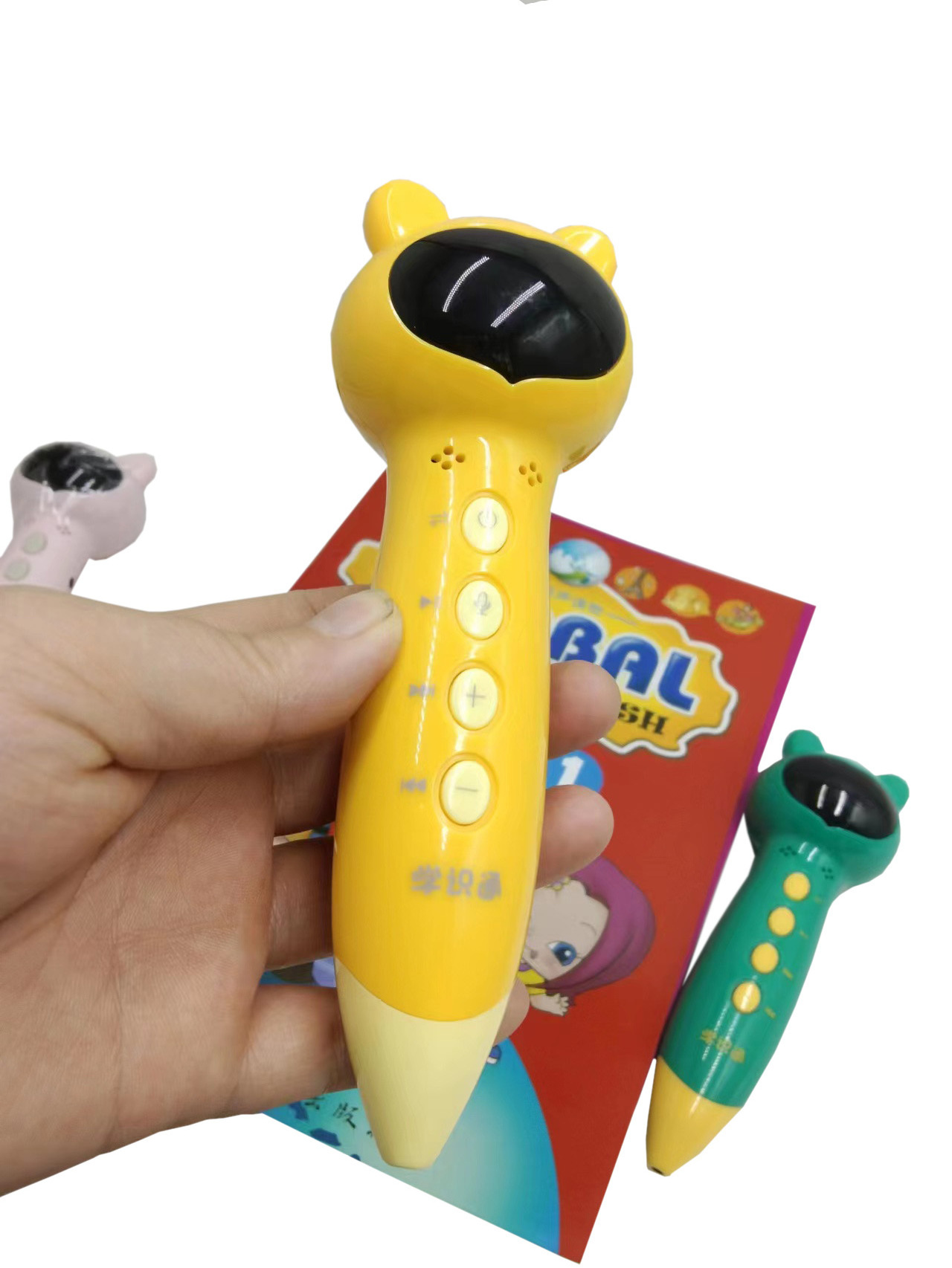 Portable voice education learning toy talking pen smart touch reading magic pen for kids learning english custom sound book