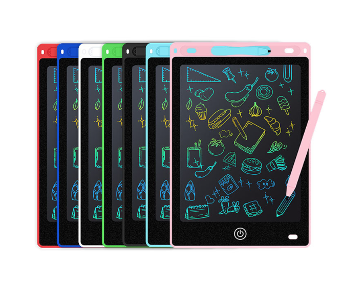 Colorful 8.5 inch Children's Waterproof Write Handwriting Portable Drawing Toys LCD Drawing Screen Board