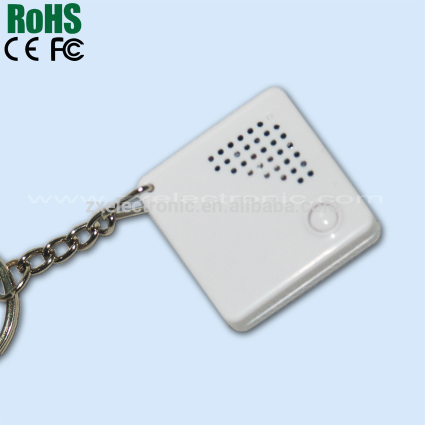 Music Talking Keychain X 60 X 8 Mm PVC Digital Printing Digital Voice Recording Keychain CE ROHS with Custom Voice