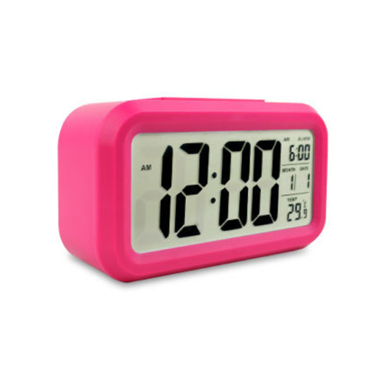 USB Rechargeable Digital Alarm Clock lcd led clock