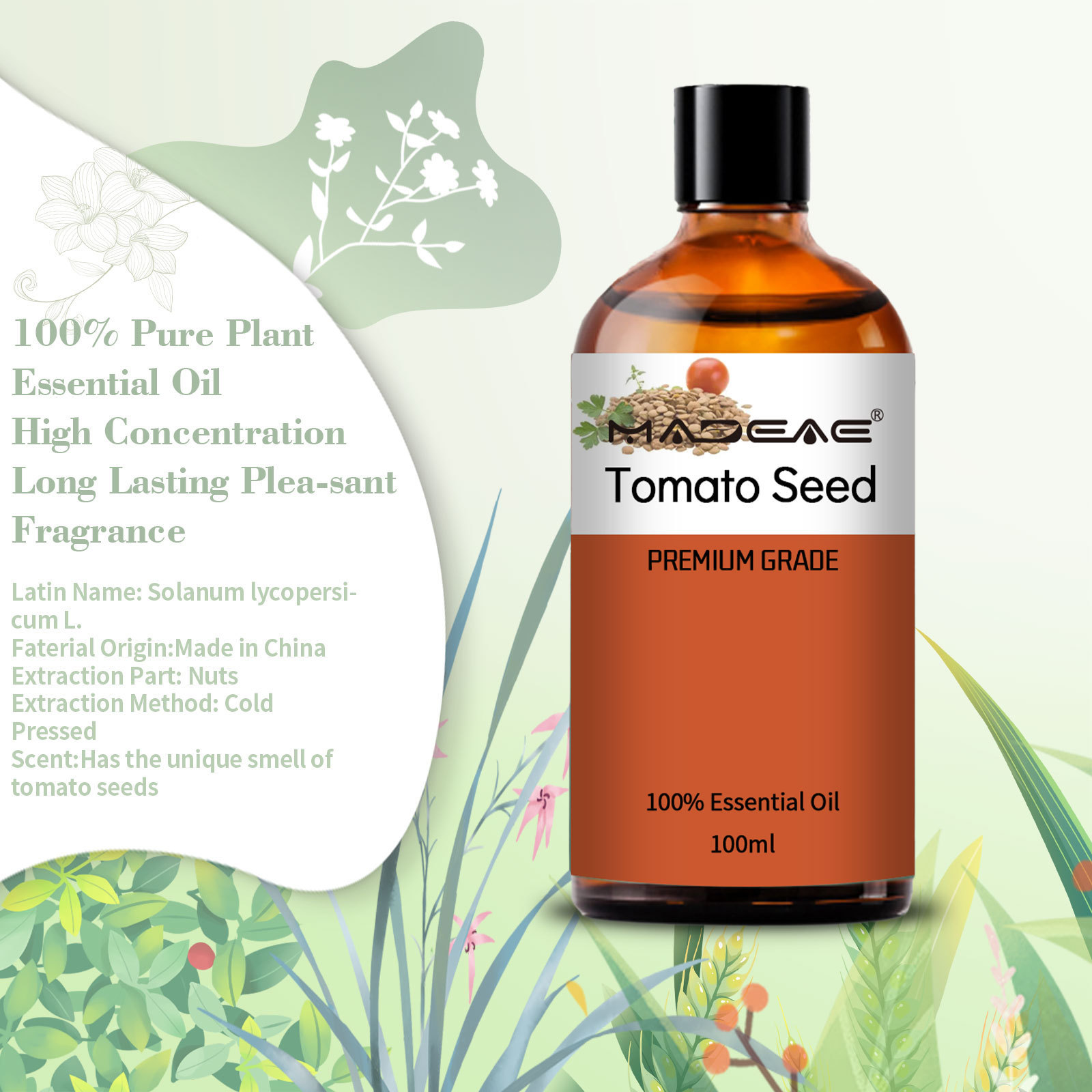 Organic Tomato Seed Oil | Pure Tomato Oil  Pure and Natural