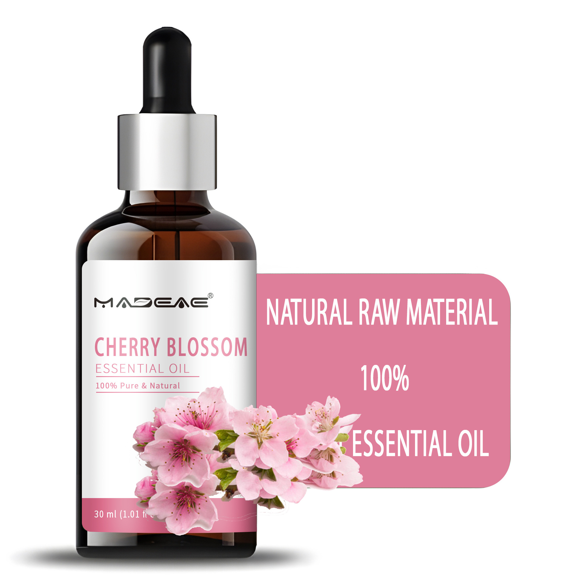 Wholesale Cherry Blossom Essential Oil for Diffuser 100% Pure Japanese Cherry Blossom Oil for Skin Massage & Aromatherapy