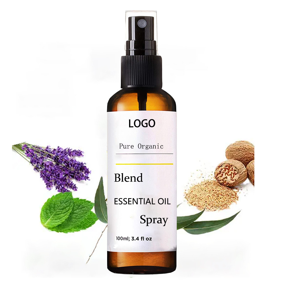 Wholesale Air Freshener Scent Blend Lavender Peppermint Essential Aromatherapy Spray Oil For House Pillow