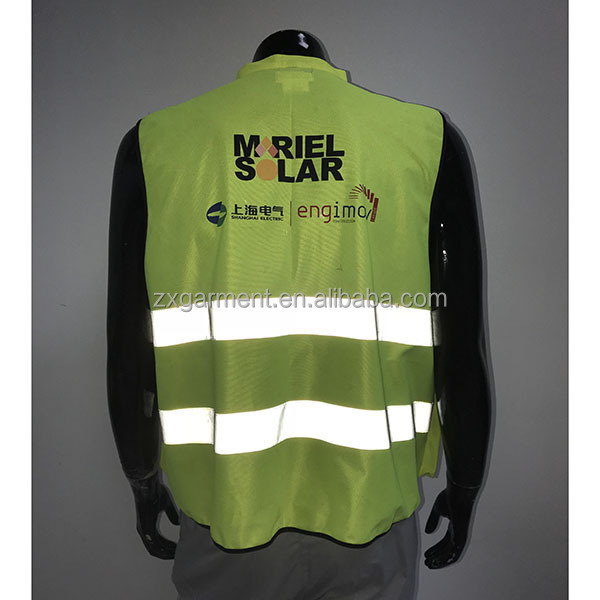 OEM Wholesale Unisex 100% polyester Safety Vest For Cycling, Runner, Surveyor, Volunteer, Crossing Guard, Road, Construction Hi Vis