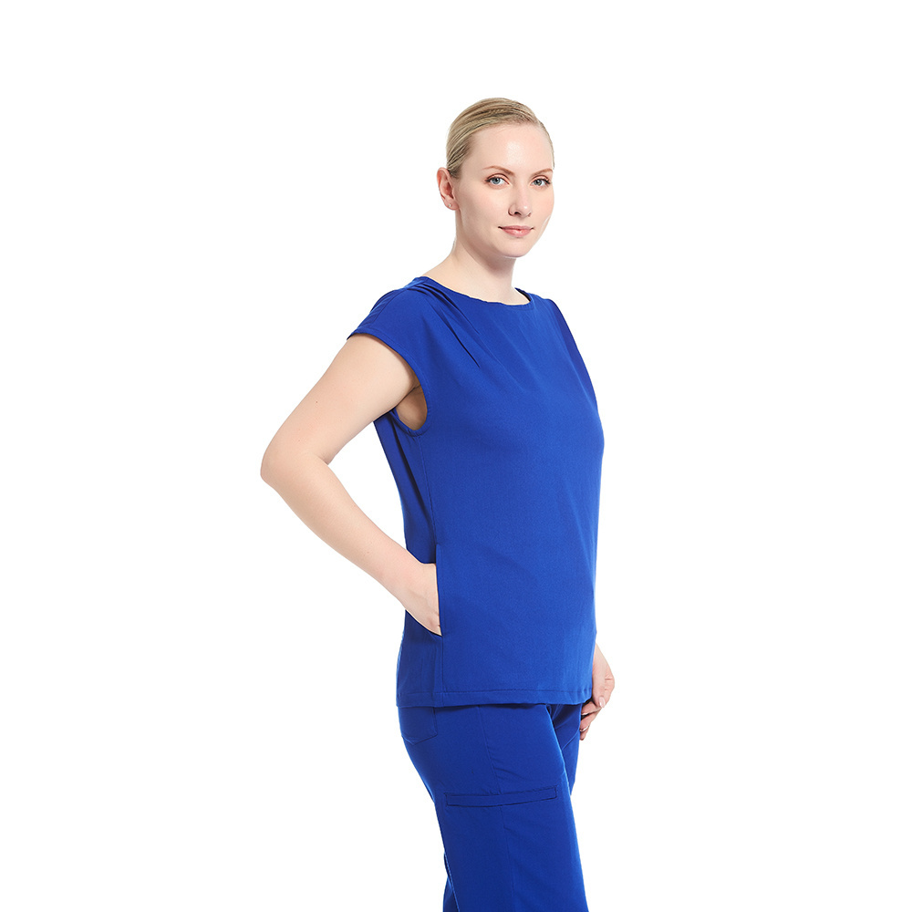 Hospital Women Special Use Uniforms Sets Nurse Medical Scrub Work Clothing Stretch Sleeveless Jogger Suit