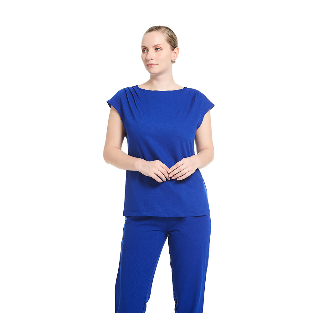 Hospital Workwear Sets Summer Sleeveless Tops Jogger Pants Suit Medical Work Clothing Women Nurse Wear Scrubs Uniform