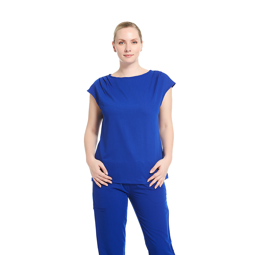 Hospital Women Special Use Uniforms Sets Nurse Medical Scrub Work Clothing Stretch Sleeveless Jogger Suit