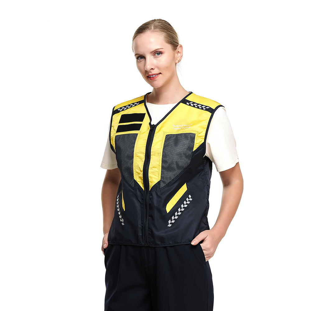 ZX Custom Hi Vis Safety Vest Outdoor Work Reflective Clothing Road Traffic Duty Paramedic Vest Class 2/3 ANSI High Visibility