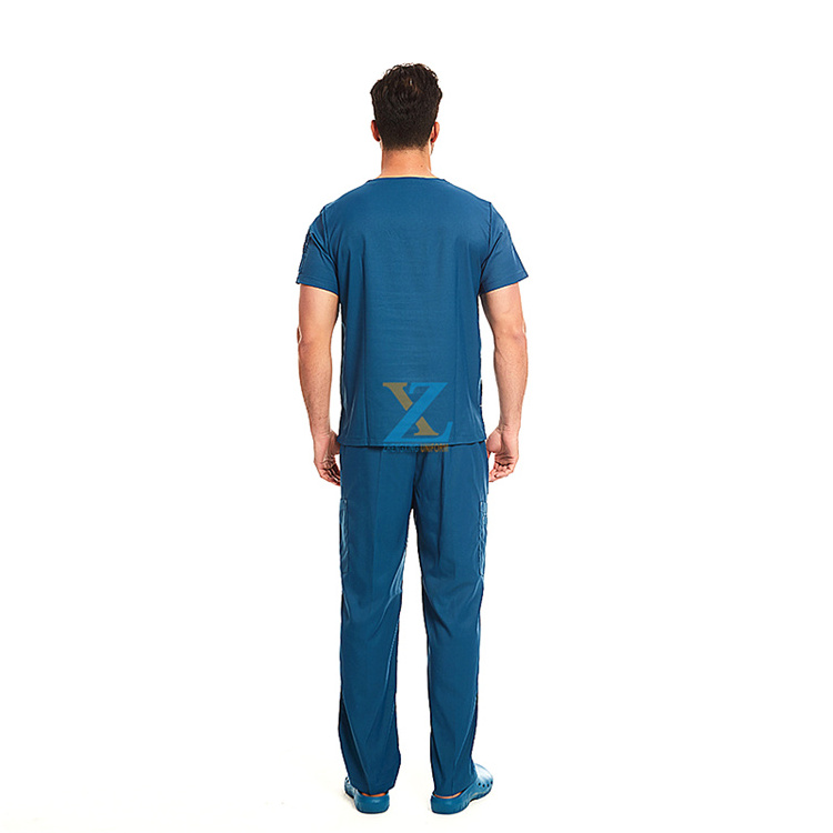 2021Medical Staff Scrubs Uniforms Sets Surgery Jogger Professional Hospital Men Doctor Work Suit Bulk