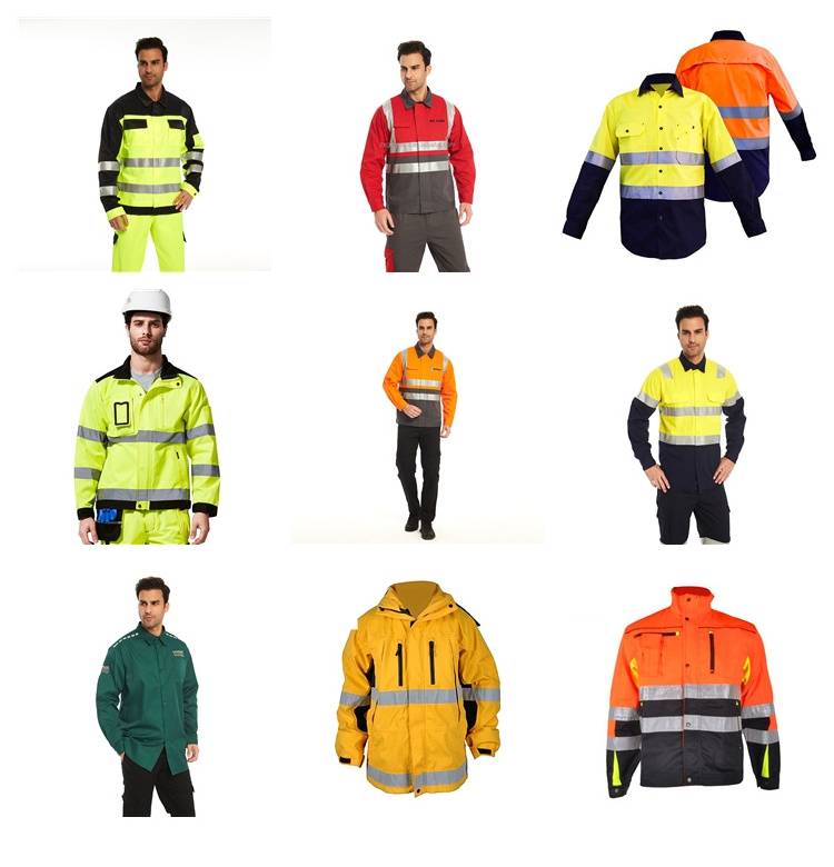 OEM Reflective Sport Tshirt Safety Road Construction Wear Short Sleeve Polo Shirt Hi Vis Men Outdoor Work T-Shirt