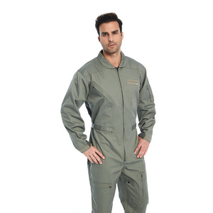 Jumpsuit Pilot Wear Training Clothing Fire Proof Coverall Uniforms Tactical Flight Suit