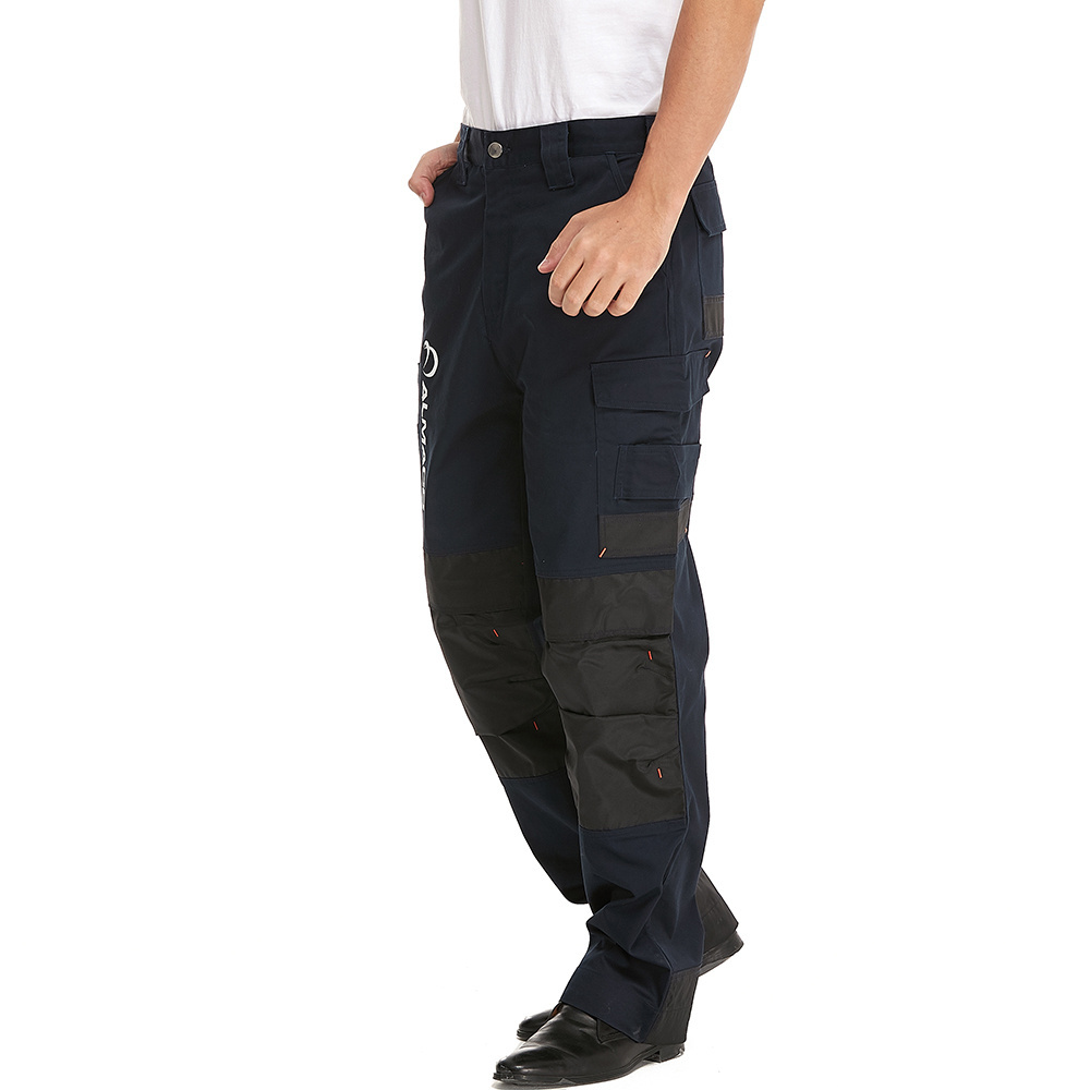 ZX Custom Men's Cotton pants Industrial Mechanical Work Wear pant Flame-retardant Workwear Safety Work Trousers for Men