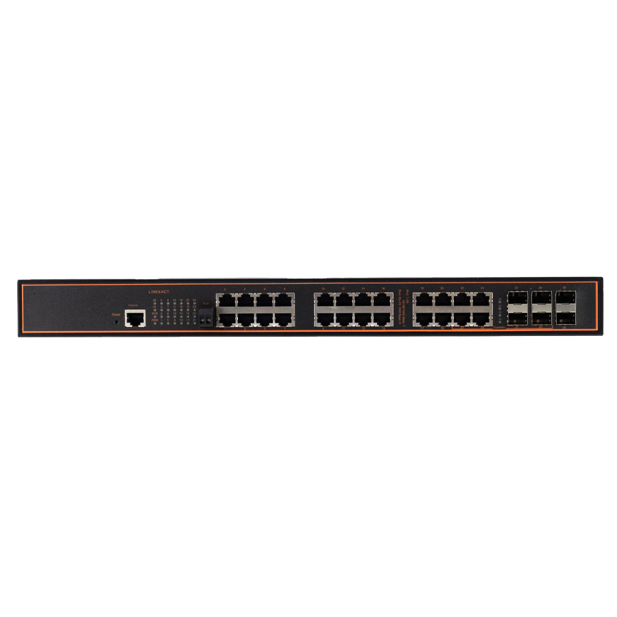 L2 Managed 24 Port Gigabit Ring Network Switch Rack 4k Stock Switch 4 Ports Passive Poe 24v Ethernet Switch 24vdc Oem / Cps-24e