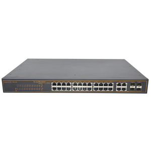 outdoor gigabit  24 port  POE unmanaged industrial ethernet network switch for rack mounting