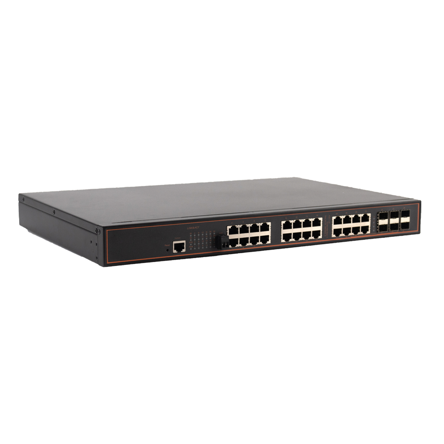 L2 Managed 24 Port Gigabit Ring Network Switch Rack 4k Stock Switch 4 Ports Passive Poe 24v Ethernet Switch 24vdc Oem / Cps-24e