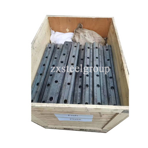 china suppliers high quality Rail fasteners steel rail joint fishplate steel railway fish plate