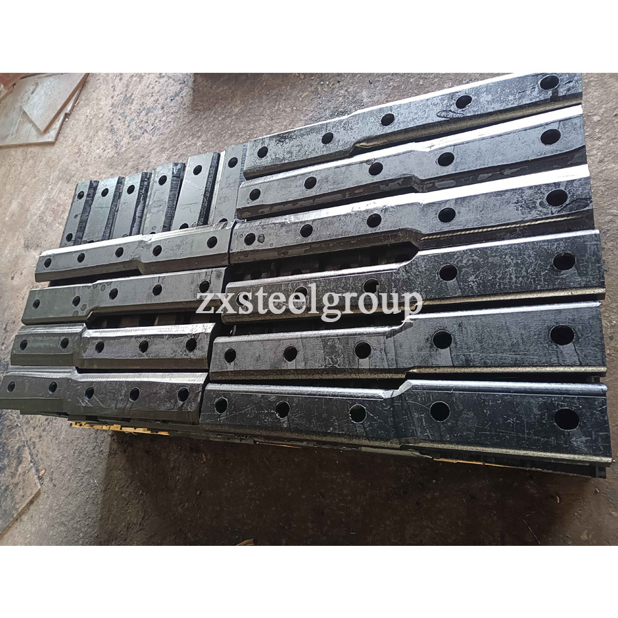 china suppliers high quality Rail fasteners steel rail joint fishplate steel railway fish plate