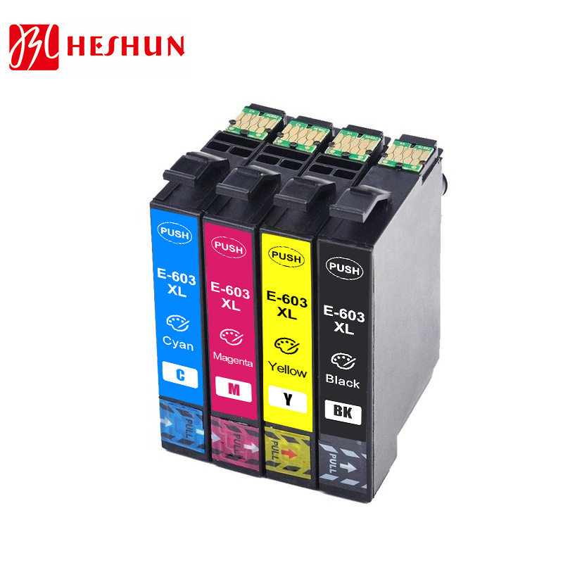 HESHUN compatible ink cartridge 603 603XL 603xl for Epson WorkForce WF-2810/WF-2830/WF-2835/WF-2850 XP-2100 printer