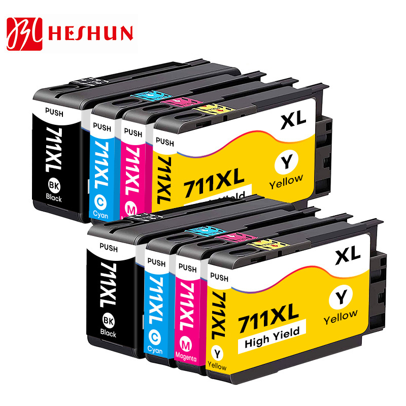 HESHUN HP711 711XL compatible Ink Cartridge for HP Designjet T120/125/130HP Designjet T520/525/530